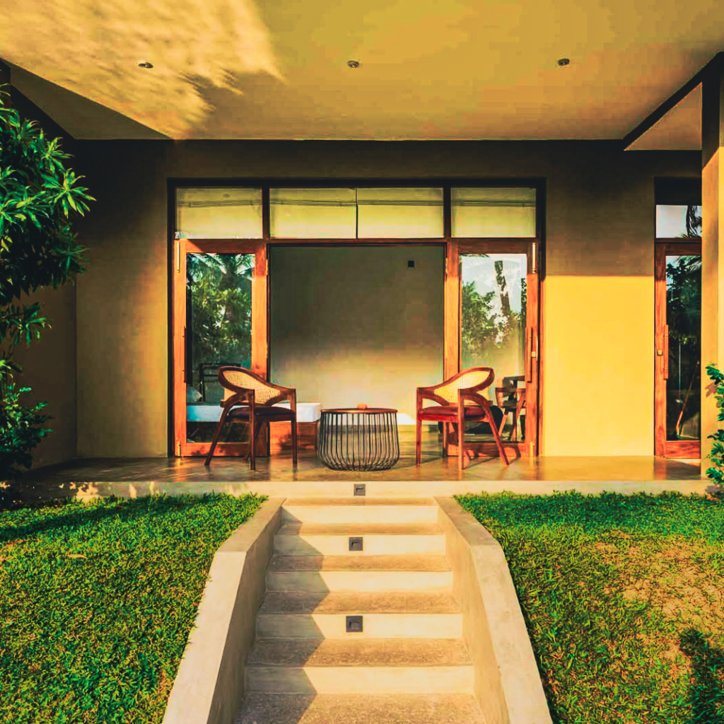 Our room with direct garden access